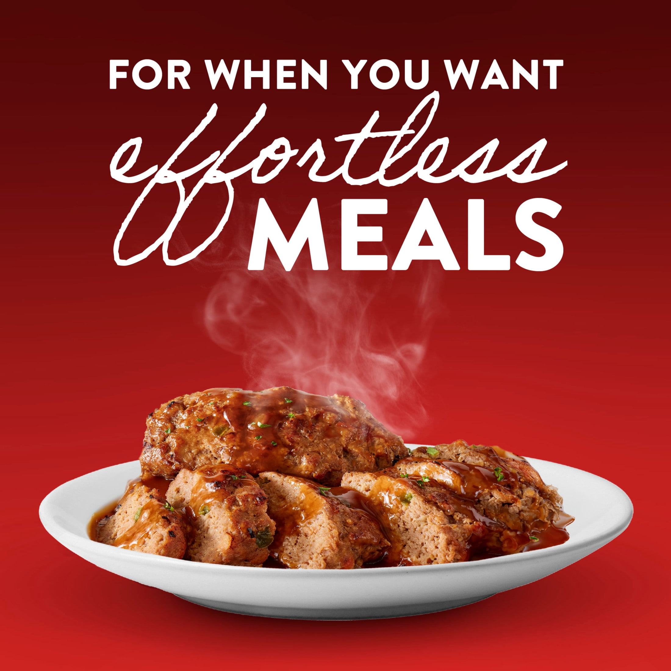 Stouffer’s Frozen Dinner Meatloaf, Family Size, Meatloaf Frozen Meal, Easy Family Meal