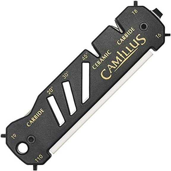 Camillus Glide Multi-Angle Carbide Sharpener, Black