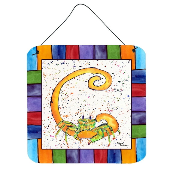 Carolines Treasures 8426-CDS66 Beach and Seafood Wall or Door Hanging Prints 6HX6W multicolor