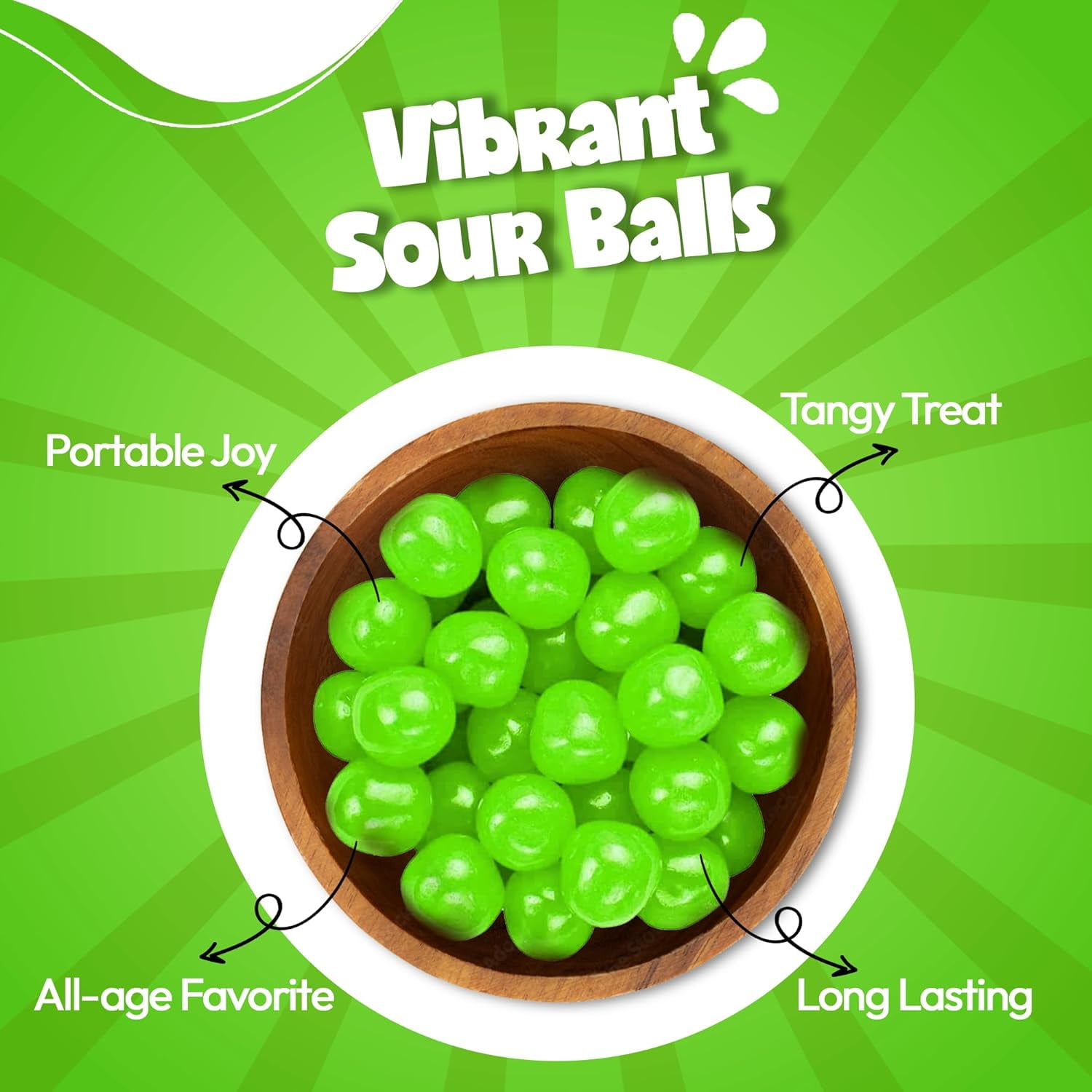 NY Spice Shop Watermelon Sour Balls- 5 Pound - Healthy Snacks - Bulk Candy Balls - Assorted Candy Sour Balls
