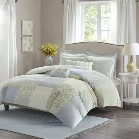 Home Essence Evelyn 9 Piece Cotton Duvet Cover Set