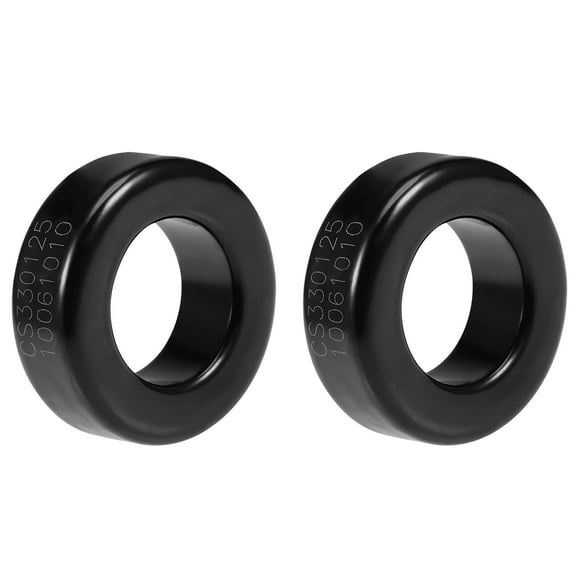 9.2mm x 1mm8 x 6.6mm Ferrite Ring Iron Powder Toroid Cores Black Gray