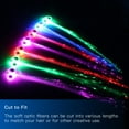 thumbnail image 5 of Novelty Place 12Pcs LED Hair Light Up Fiber Optic, LED Hair Extension with Clip, Bar Dancing Hairpin Flashing Braid Glow in the Dark Party Accessories, 5 of 7