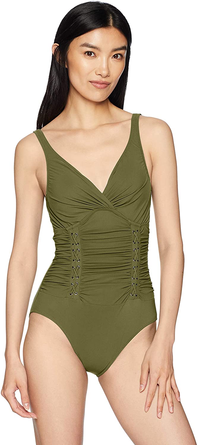 olive one piece swimsuit