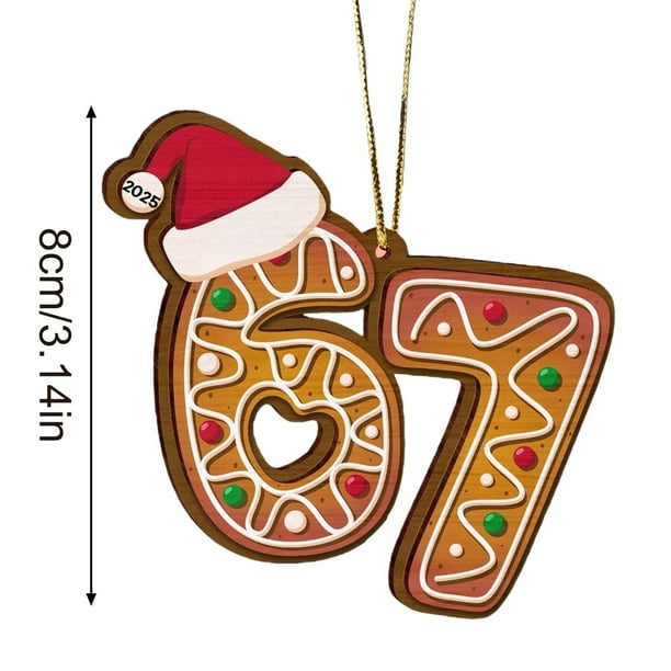 Six Seven Ornament, Funny 6 7 Teen Ornament, Gen Z & Gen Alpha