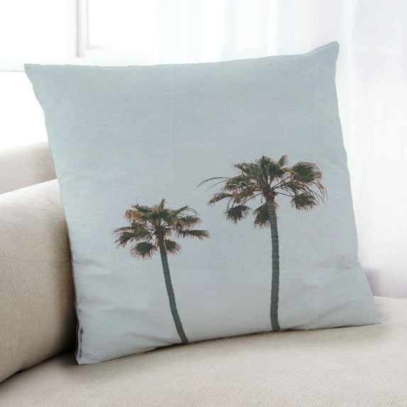 Ahgly Company Plants Palm Tree Indoor Throw Pillow, 18 inch by 18 inch