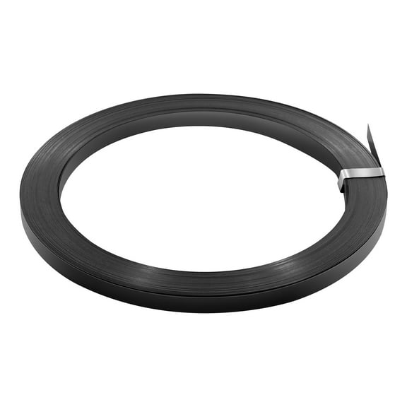 KFFKFF Steel Strapping Coil, 3/4 in x 0.02 in x 300 ft, Durable Metal Banding Roll with 1710 lbs Break Strength, Heavy-Duty Strap for Securing Pallets and Packaging