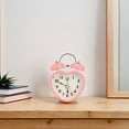 thumbnail image 2 of Unique Bargains Heart Shape Design Mechanical Alarm Clock Pink 5.1"L x 2.2"W x 3.3"H, 2 of 5