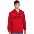 thumbnail image 4 of Dad Genuine World's Greatest Father Men's Big & Tall Graphic Zip Up Hoodie Brisco Brands 3X, 4 of 5
