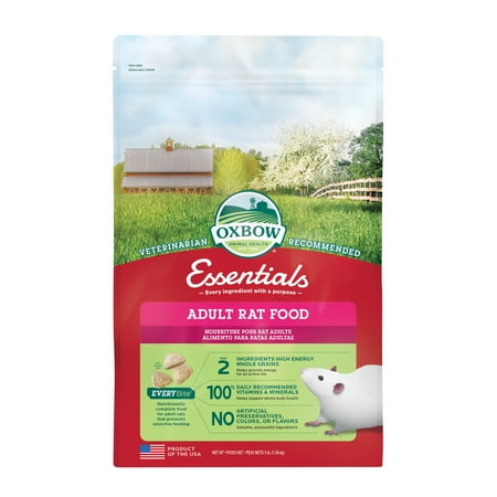 UPC: 0744845404011 | Oxbow Essentials Adult Rat Dry Food  3 lbs.