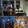 thumbnail image 4 of JUSMO Camera Desk Mount with Auxiliary Holding Arm, Overhead Camera Mount with 360Â° Ballhead and Phone Grip, Table C-Clamp Multi Mount Stand for DSLR, Phone, Light, Webcam and More (LS02), 4 of 10