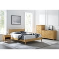thumbnail image 5 of Eco Ridge by Bamax Ria Queen Platform Bed, Caramelized, 5 of 15