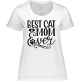 thumbnail image 3 of Inktastic Mothers Day Best Cat Mom Ever Women's Plus Size T-Shirt, 3 of 5