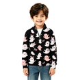 thumbnail image 3 of LTTVQM Halloween Sweatshirt for Boys Girls Cute Ghost Pumpkin Pattern Half Zip Stand Collar Cable Knit Long Sleeve Pullover Casual Warm Comfortable Outdoor Holiday Party Sweater Khaki 5-6 Year, 3 of 6
