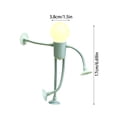 thumbnail image 2 of Inglocoh Changeable Shape Funny Sportsman Night Light, Variable Shaped and Fun Athlete Night Lights, DIY Shape Suction Cup Mini Lights C-Black, 2 of 6