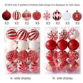 thumbnail image 3 of 24 piezas/caja de bolas de colores navideñas de 6 cm, de plástico galvanizado, para colgar en el árbol de Navidad, adornos navideños decorativos, 3 of 5