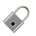 thumbnail image 2 of Youkk Smart Padlock With Quick Unlocks For Durable And Secure Access Keyless Entry Fingerprint silver, 2 of 6