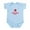 Sky Blue, variant on CafePress - I'm A True Pickleball Dink Body Suit - Baby Light Bodysuit, Size Newborn - 24 Months