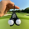 thumbnail image 4 of Golf Tee & Ball Holder - Easy-Attach Golf Bag Accessory with Secure Clip - Practical & Funny Gift Idea for Golf Lovers - Keeps Tees & Balls Handy On-Course, 4 of 5