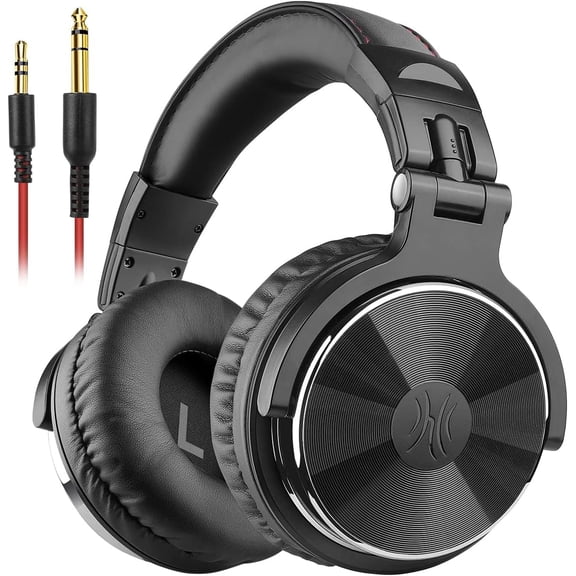 Audífonos OneOdio Over Ear Pro-10 para DJ con Cable Negro