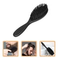 thumbnail image 4 of Cepillo de barba para hombres bigote cepillo de preparación con mango ergonómico cepillo de barba aceite peinador peinador de barba cepillo de barba pincel, 4 of 5
