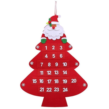 Christmas Felt Advent Calendar Santa Advent Calendar Advent Calendar