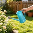 thumbnail image 4 of ZhangC Gallon Plant Watering Can, 9.3 Inch Long Spout Watering Pot with Removable Nozzle, Lightweight Plastic Flower Waterer for Indoor Houseplants, Office and Garden, Blue, 4 of 6