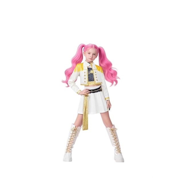 Disfraz de cazador de Halloween for niños grandes, Rumi, Mira, Zoey, cantantes, baile, escenario, juego de rol, trajes de cosplay for niños, 2026