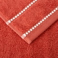 thumbnail image 3 of 6-Piece Quick Dry Bath Towels Set - 100% Cotton Towel Set for Bath, Gym, and Spa (Brick), 3 of 4