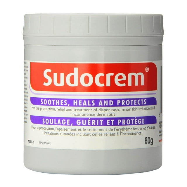 Sudocrem® Diaper Rash Cream - 60 Gram Tub - Diaper Rash | Minor Skin Irritations | Incontinence Dermatitis Cream | All Ages
