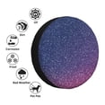 thumbnail image 4 of Naloa Violet Glitter PVC Leather Spare Tire Wheel Cover Spare Tire Cover, for Car Truck SUV Camper Trailer Universal Fit(14-17in)-16 inch, 4 of 6
