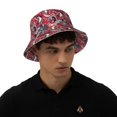thumbnail image 4 of Bingfone Rooster Head Bucket Hat for Men Women,Packable Reversible Printed Sun Hats,Fisherman Outdoor Travel Hiking Beach Caps, 4 of 7