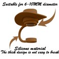 thumbnail image 5 of Foqnuq 10mm Straw Toppers for Cups | Funny Multicolor Cowboy Hat Covers | Silicone Straw Covers | Reusable Drink Accessories | Universal Fit 6-10mm, 5 of 5