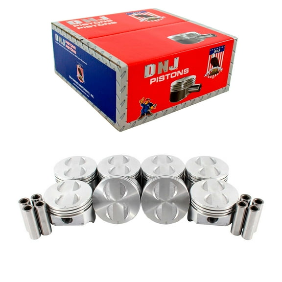 DNJ P4112 Std. Complete Piston Set Fits Cars & Trucks 63-92 Ford Lincoln 300 Bronco 4.7L OHV