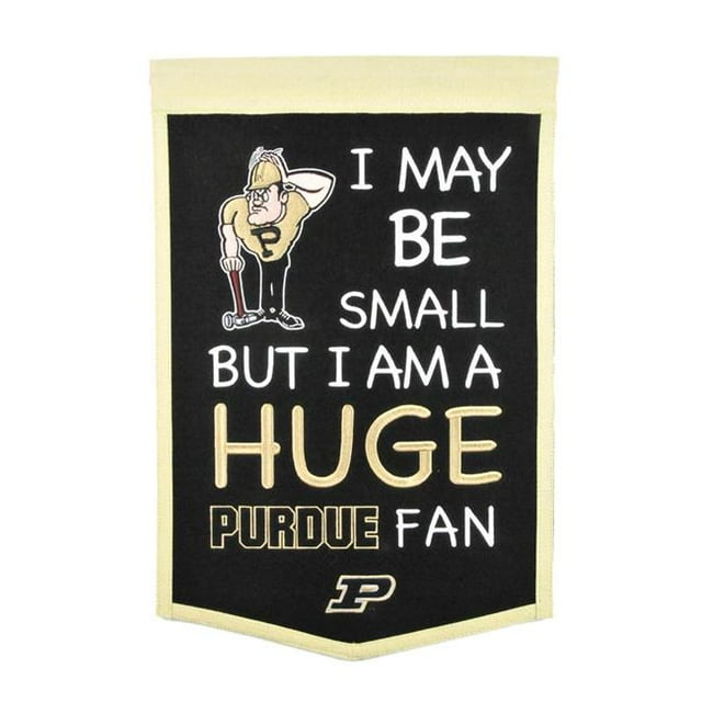 Winning Streak Sports 18218 Purdue Lil Fan Traditions Banner
