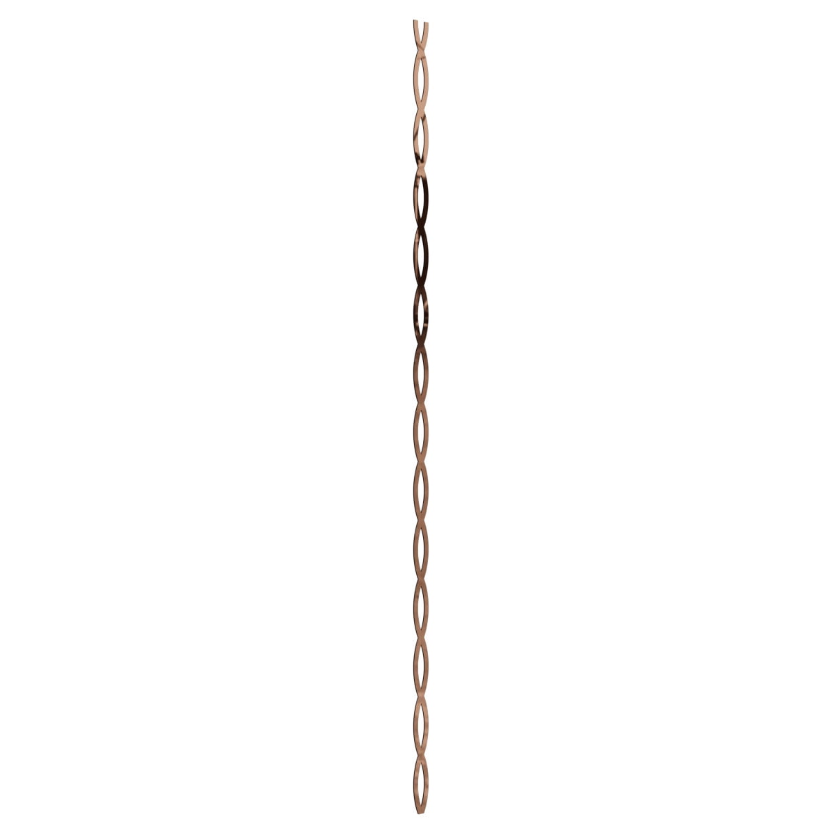 Ekena Millwork 94"H x 1/8"T Rakaia Adjustable Acrylic Decorative Slat Wall Panel Kit, Bronze Mirror (contains 22 Slats)