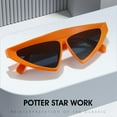thumbnail image 2 of Sunglasses Triangle Gradient Shades Eyewear Men Women UV400 Shield Sun Glasses, 2 of 6