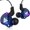 blue, variant on New Mic Sport Headset with Microphone Wired Earphone Headphones RED