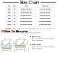 Lastesso Daisy Bra for Seniors, Front Snaps Full Coverage No Underwire