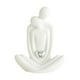 thumbnail image 1 of Pareja amantes de la estatua adorno abrazando figura de pareja para la decoración del día de San Valentín regalos de boda apartament hotel decoración Corazón de amor plateado, 1 of 8