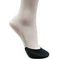 thumbnail image 2 of Women's Cotton Toe Topper No-Show Half Liner Socks with Sling Back for Heels/Toe Covers, 2 of 6