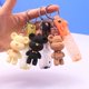 thumbnail image 3 of 1/6pcs Fashion Keychain, Multicolor 3D Soft Rubber Creative Bear Key Chain, Hand Bag Pendant For Backpack, For Classmates And Colleagues, Accessories For Schoolbag, Cool Key Chain, 3 of 4