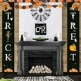 thumbnail image 2 of Halloween Decorations Outdoor Trick or Treat Halloween Porch Sign Banners Witch Decor, 2 of 6