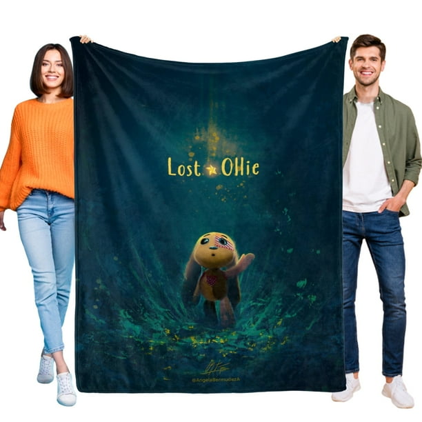 Perdido Ollie anti-pilling, suave, ligera, esponjosa y acogedora de lujo para hogar y cocina – Perfecta para niños y adultos, 100 x 150 cm