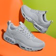 thumbnail image 3 of Men's Breathable Mesh Air Cushion Running Shoes, Lightweight Lace-Up Athletic Sneakers, Shock Absorbing Comfortable Footwear for Gym, Walking, and Daily Activities, 3 of 10