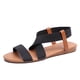 thumbnail image 1 of Sandalias de mujer de verano Calzado casual Sandalias casuales de mujer de color sólido Wmkox8yii nm5072, 1 of 6