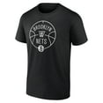thumbnail image 2 of Men's Black Brooklyn Nets Tip-Off T-Shirt, 2 of 3