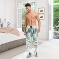 thumbnail image 7 of Tropical Palm Leaves Ghost Pajama Pants, Men's Lounge Pants Light with Drawstring and Pockets, Christmas New Year Birthday Father's Day Gifts, X-Large, 7 of 7