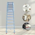 thumbnail image 2 of Dwellnix Wall Mounted Folding Ladder Loft Stairs Attic Pulldown Attic Stair Home, 2 of 7