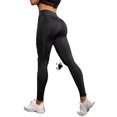 Womens Activewear Sports Leggings Solid Leggings with Phone Pocket